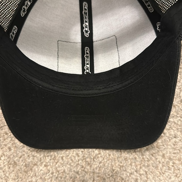 Alpinestars California Black Trucker Hat Embroidered Logo motorcycle - Picture 6 of 6